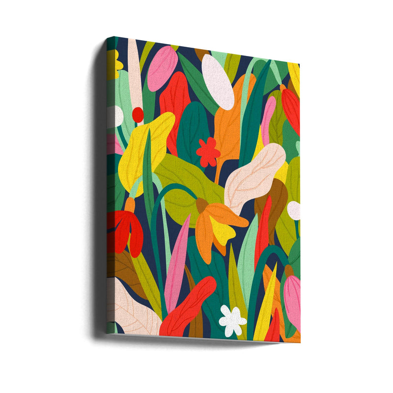 Botanical Symphony - Stretched Canvas, Poster or Fine Art Print I Heart Wall Art