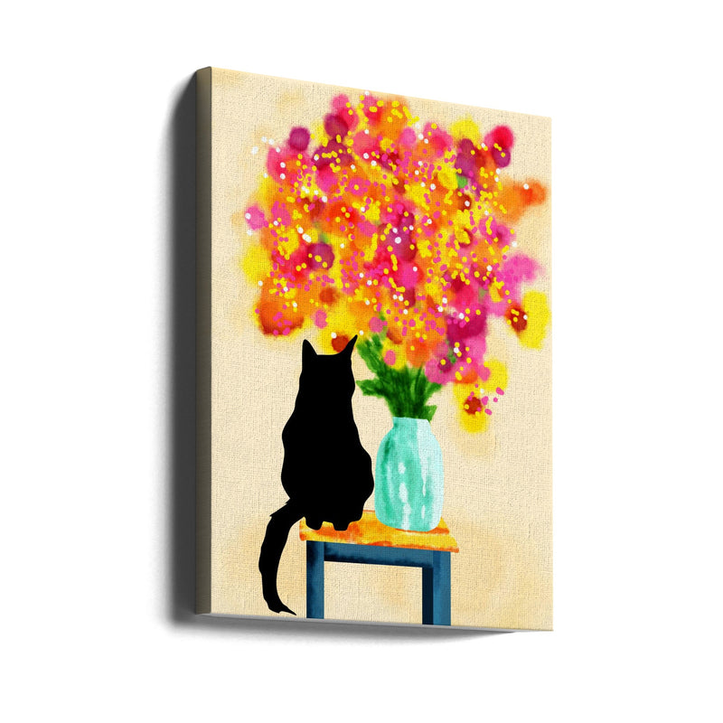 Cozy Corner Charm - Stretched Canvas, Poster or Fine Art Print I Heart Wall Art
