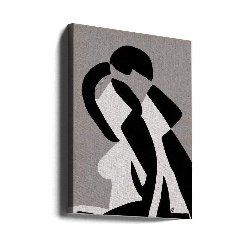 Lovers - Stretched Canvas, Poster or Fine Art Print I Heart Wall Art