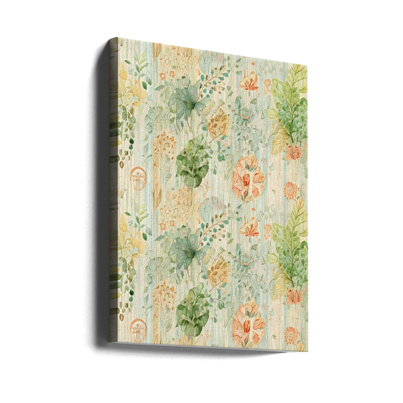 Soft Botanical Dream - Stretched Canvas, Poster or Fine Art Print I Heart Wall Art
