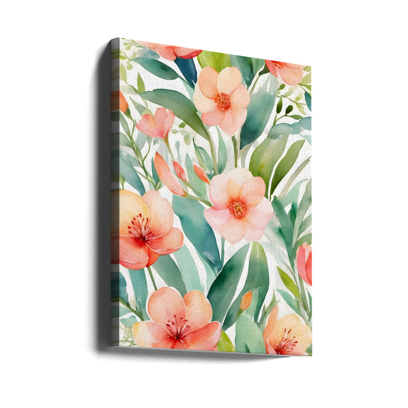 Fresh Spring Botanicals - Stretched Canvas, Poster or Fine Art Print I Heart Wall Art