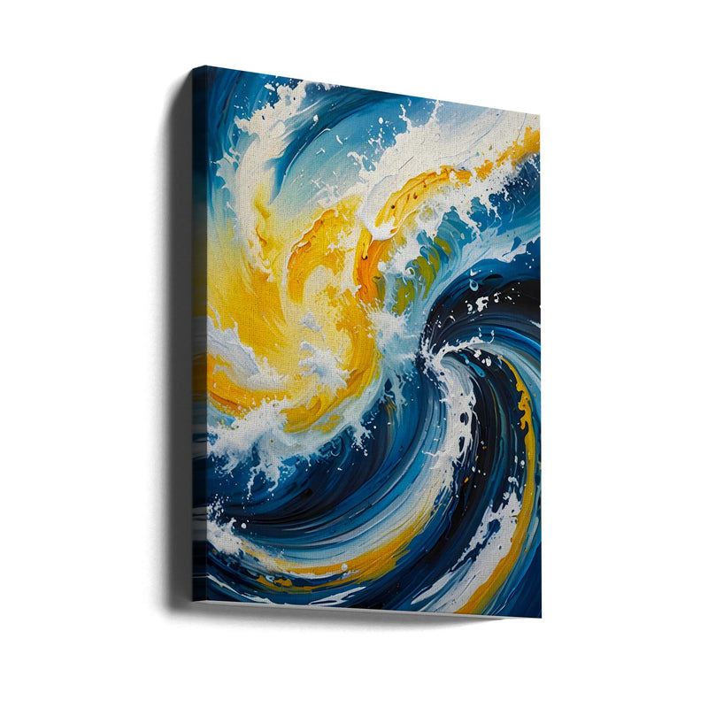 Oceanic Whirlwind - Stretched Canvas, Poster or Fine Art Print I Heart Wall Art