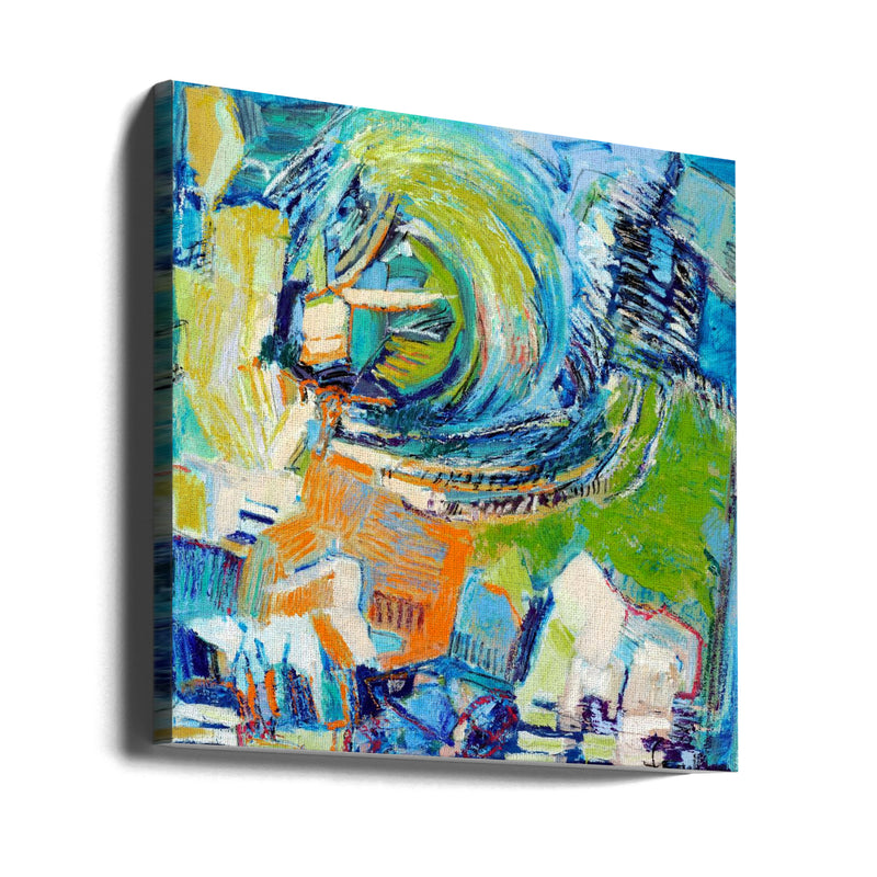 New Pathways III - Square Stretched Canvas, Poster or Fine Art Print I Heart Wall Art