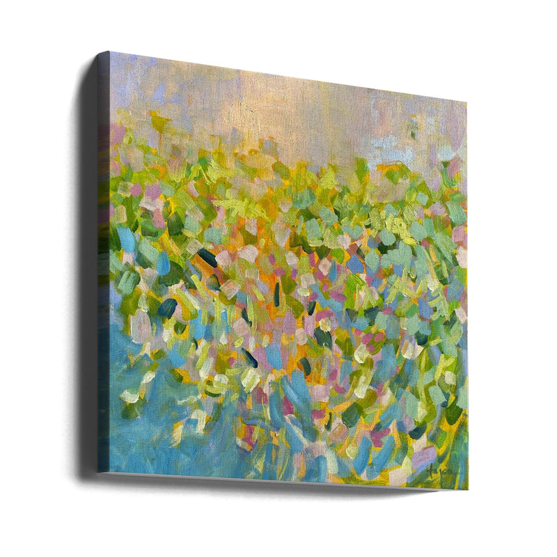 Colorful Reflections - Square Stretched Canvas, Poster or Fine Art Print I Heart Wall Art