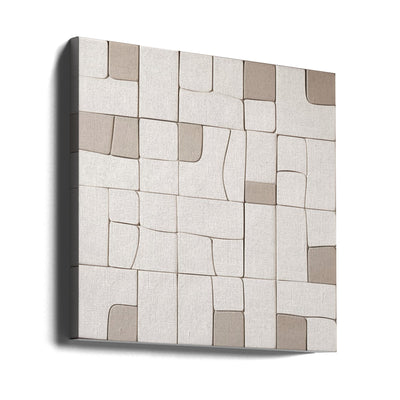 Pieces VI - Square Stretched Canvas, Poster or Fine Art Print I Heart Wall Art