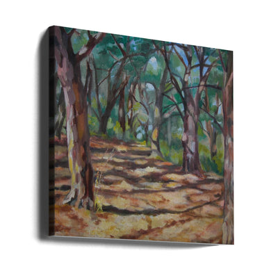 Cape Cod Forest - Square Stretched Canvas, Poster or Fine Art Print I Heart Wall Art