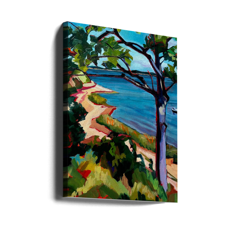 Beach - Square Stretched Canvas, Poster or Fine Art Print I Heart Wall Art