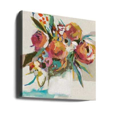 Autumn Bouquet - Square Stretched Canvas, Poster or Fine Art Print I Heart Wall Art