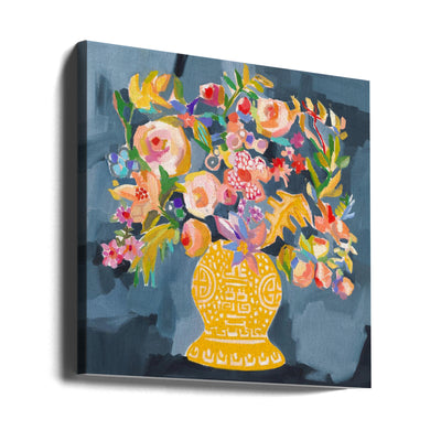 Izzie S Bouquet - Square Stretched Canvas, Poster or Fine Art Print I Heart Wall Art