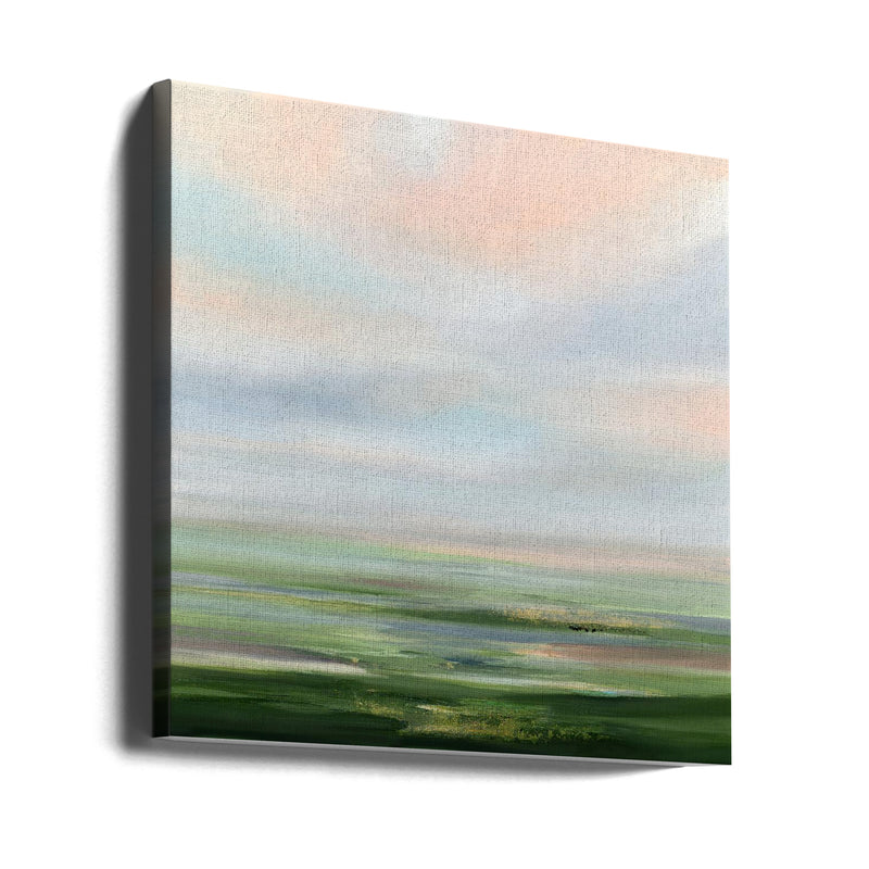 Evening Glow - Square Stretched Canvas, Poster or Fine Art Print I Heart Wall Art