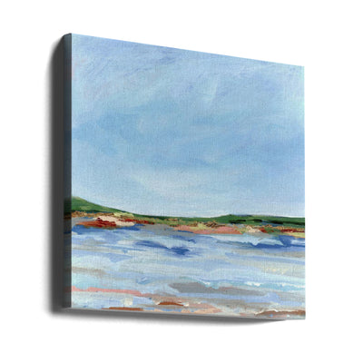 Lakeside - Square Stretched Canvas, Poster or Fine Art Print I Heart Wall Art