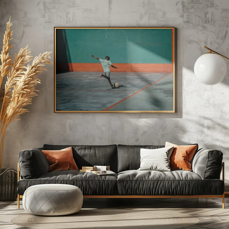 football - Stretched Canvas, Poster or Fine Art Print I Heart Wall Art