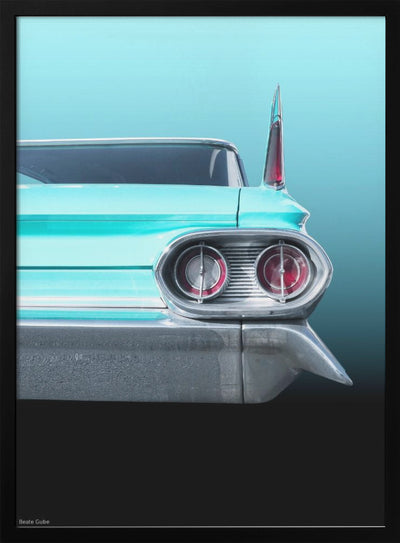 US classic car 1961 Sedan Deville - Stretched Canvas, Poster or Fine Art Print I Heart Wall Art