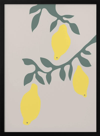 Lemons - Stretched Canvas, Poster or Fine Art Print I Heart Wall Art