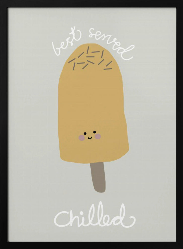 Chilled Ice Cream - Stretched Canvas, Poster or Fine Art Print I Heart Wall Art