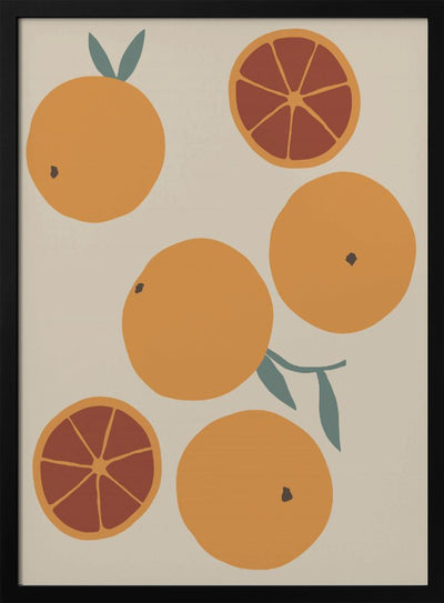 Blood Orange - Stretched Canvas, Poster or Fine Art Print I Heart Wall Art