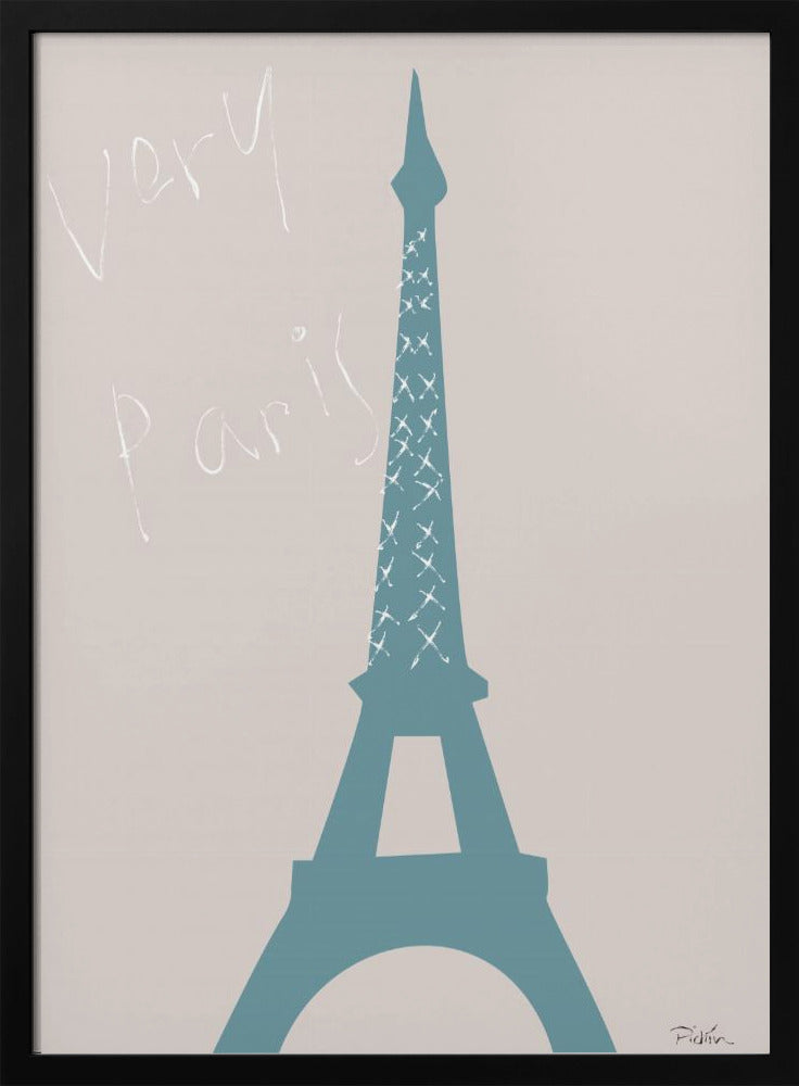 Very Paris - Stretched Canvas, Poster or Fine Art Print I Heart Wall Art