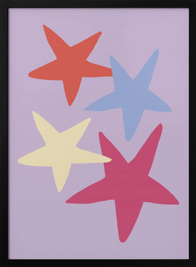 Four Stars 01 - Stretched Canvas, Poster or Fine Art Print I Heart Wall Art