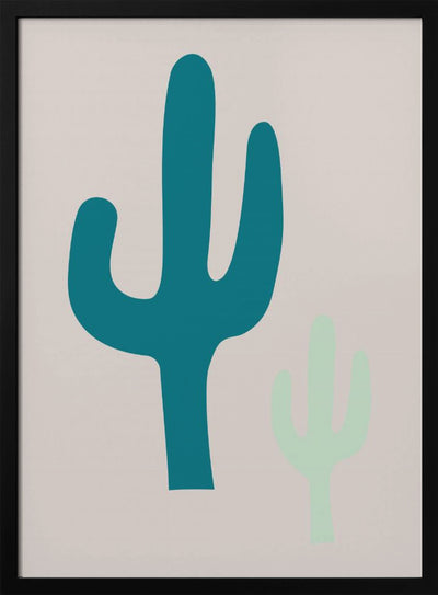 Cactus Beige - Stretched Canvas, Poster or Fine Art Print I Heart Wall Art