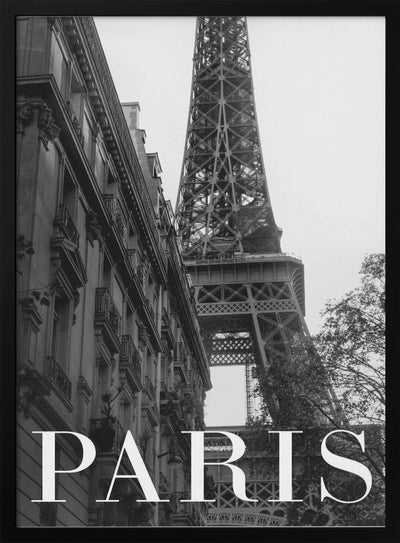 Paris Text 1 - Stretched Canvas, Poster or Fine Art Print I Heart Wall Art