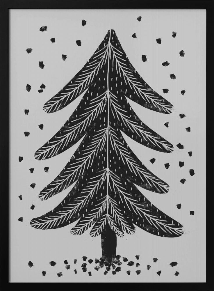 Pine Tree - Stretched Canvas, Poster or Fine Art Print I Heart Wall Art