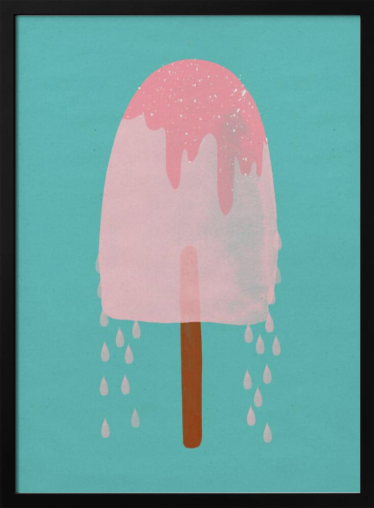 Yummy Ice Cream - Stretched Canvas, Poster or Fine Art Print I Heart Wall Art