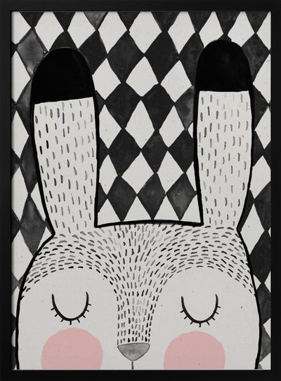 Bunny - Stretched Canvas, Poster or Fine Art Print I Heart Wall Art