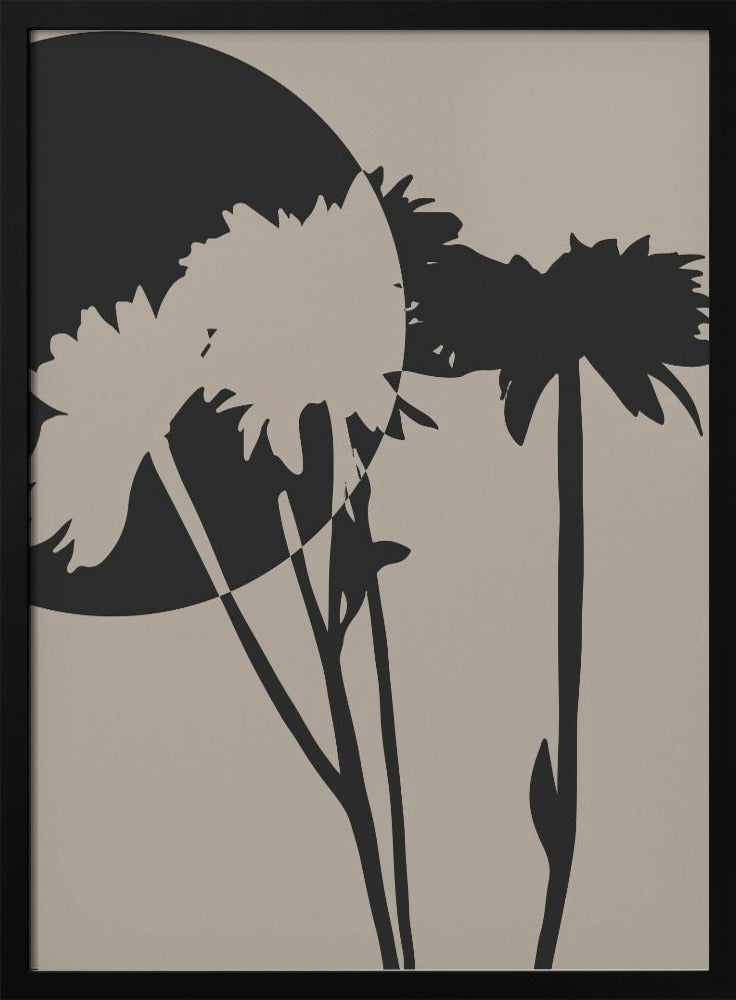 Abstract Flower  01 - Stretched Canvas, Poster or Fine Art Print I Heart Wall Art