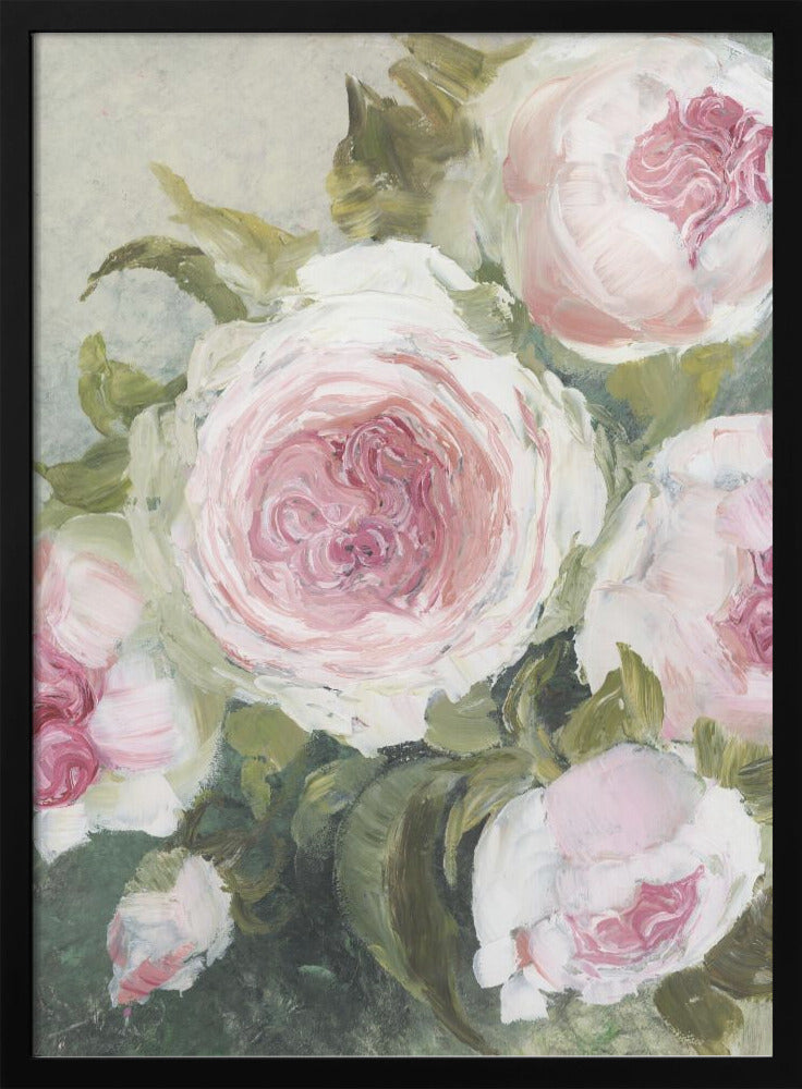 Freyia painterly florals - Stretched Canvas, Poster or Fine Art Print I Heart Wall Art