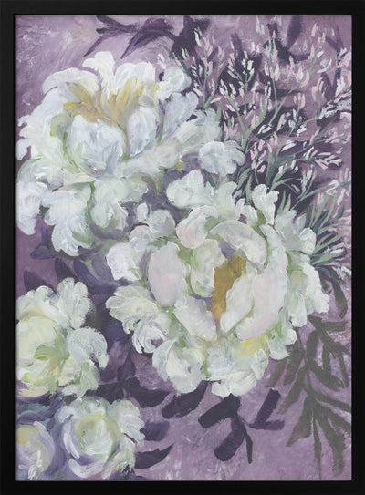 Eliany painterly bouquet - Stretched Canvas, Poster or Fine Art Print I Heart Wall Art