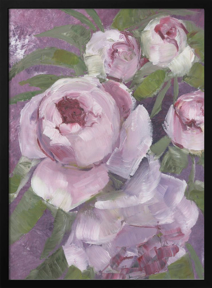 Rylee painterly roses - Stretched Canvas, Poster or Fine Art Print I Heart Wall Art