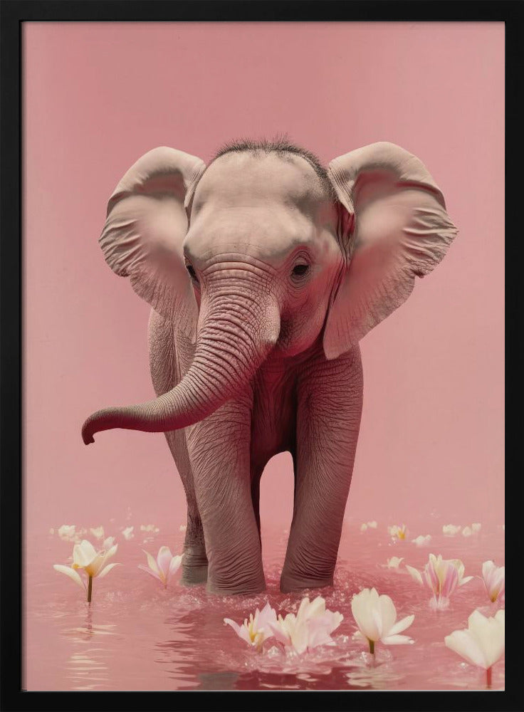 Young Elephant - Stretched Canvas, Poster or Fine Art Print I Heart Wall Art