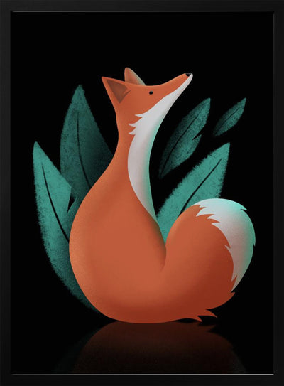 Foxy Trot - Stretched Canvas, Poster or Fine Art Print I Heart Wall Art