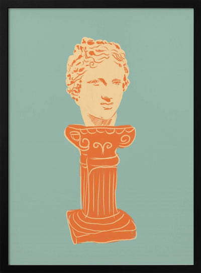 Head On Pedestal - Stretched Canvas, Poster or Fine Art Print I Heart Wall Art