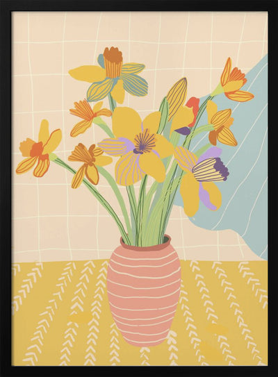 Daffodills - Stretched Canvas, Poster or Fine Art Print I Heart Wall Art