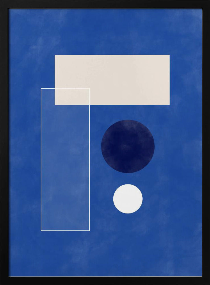 Minimalist Geometric shapes - Stretched Canvas, Poster or Fine Art Print I Heart Wall Art