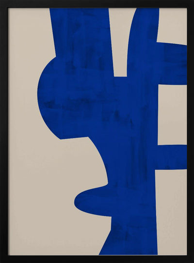 Shadows of Blue - Stretched Canvas, Poster or Fine Art Print I Heart Wall Art