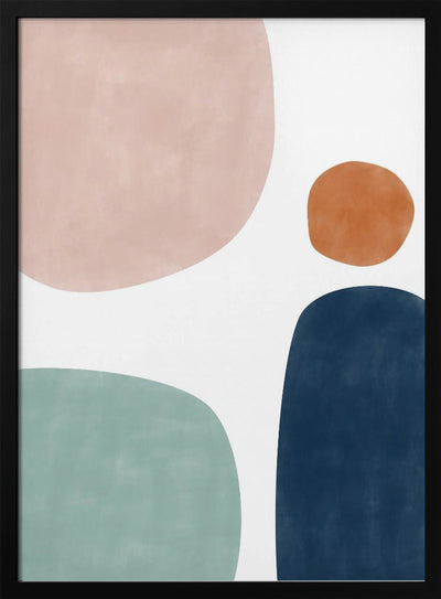Shapes and Hues - Stretched Canvas, Poster or Fine Art Print I Heart Wall Art
