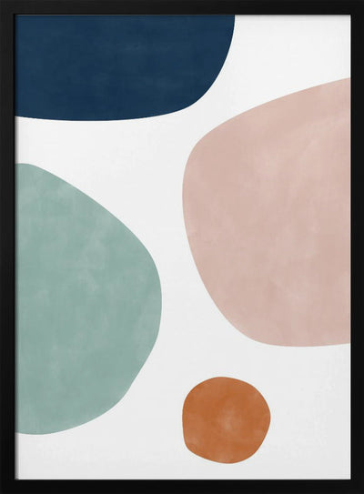 Colorful Shapes - Stretched Canvas, Poster or Fine Art Print I Heart Wall Art