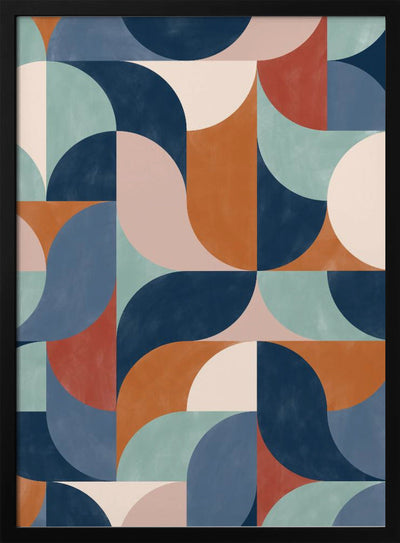 Geo Rhythm Tiles - Stretched Canvas, Poster or Fine Art Print I Heart Wall Art