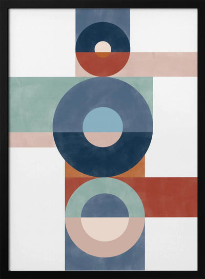 Circular Harmony - Stretched Canvas, Poster or Fine Art Print I Heart Wall Art
