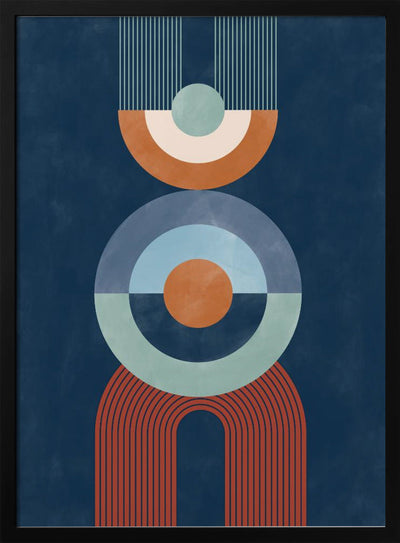 Structured Elegance - Stretched Canvas, Poster or Fine Art Print I Heart Wall Art