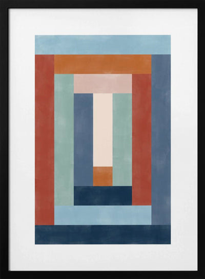 Geometric Symphony - Stretched Canvas, Poster or Fine Art Print I Heart Wall Art
