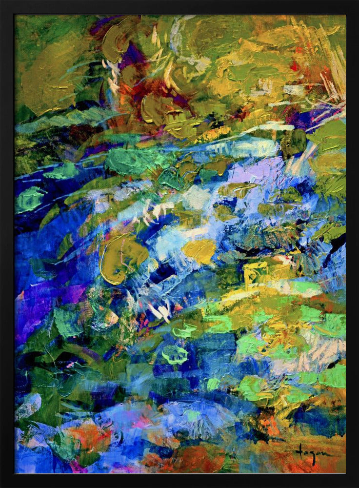 Nature Inspired Landscape - Stretched Canvas, Poster or Fine Art Print I Heart Wall Art