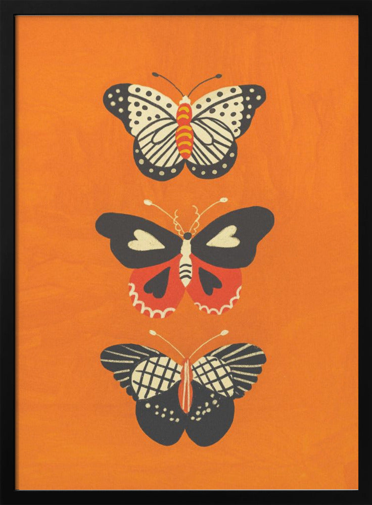 Butterflies - Stretched Canvas, Poster or Fine Art Print I Heart Wall Art