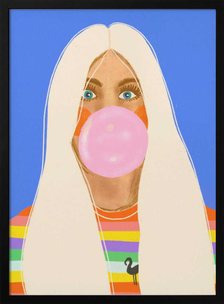 Candy girl - Stretched Canvas, Poster or Fine Art Print I Heart Wall Art