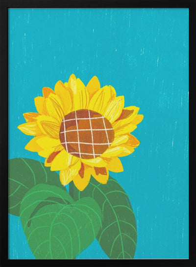 Sunflower - Stretched Canvas, Poster or Fine Art Print I Heart Wall Art