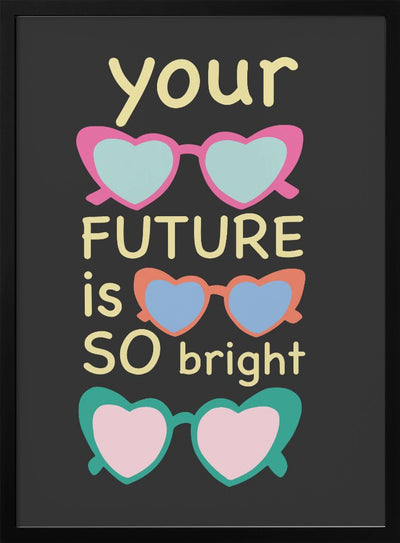 Bright Future Joy - Stretched Canvas, Poster or Fine Art Print I Heart Wall Art