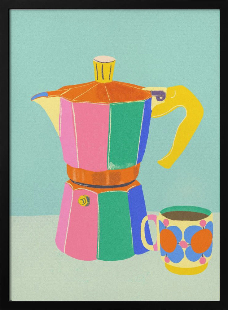 Cup of coffee - Stretched Canvas, Poster or Fine Art Print I Heart Wall Art