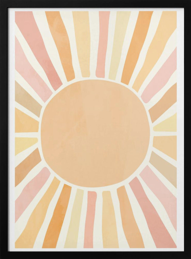 Boho sun - Stretched Canvas, Poster or Fine Art Print I Heart Wall Art